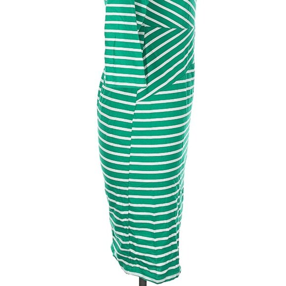 BOGO Free, Kelly Green and white stripe knit dress, Medium - Picture 4 of 14